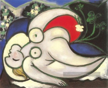  Pablo Peintre - Femme couche marie Thérèse 1932 cubiste Pablo Picasso